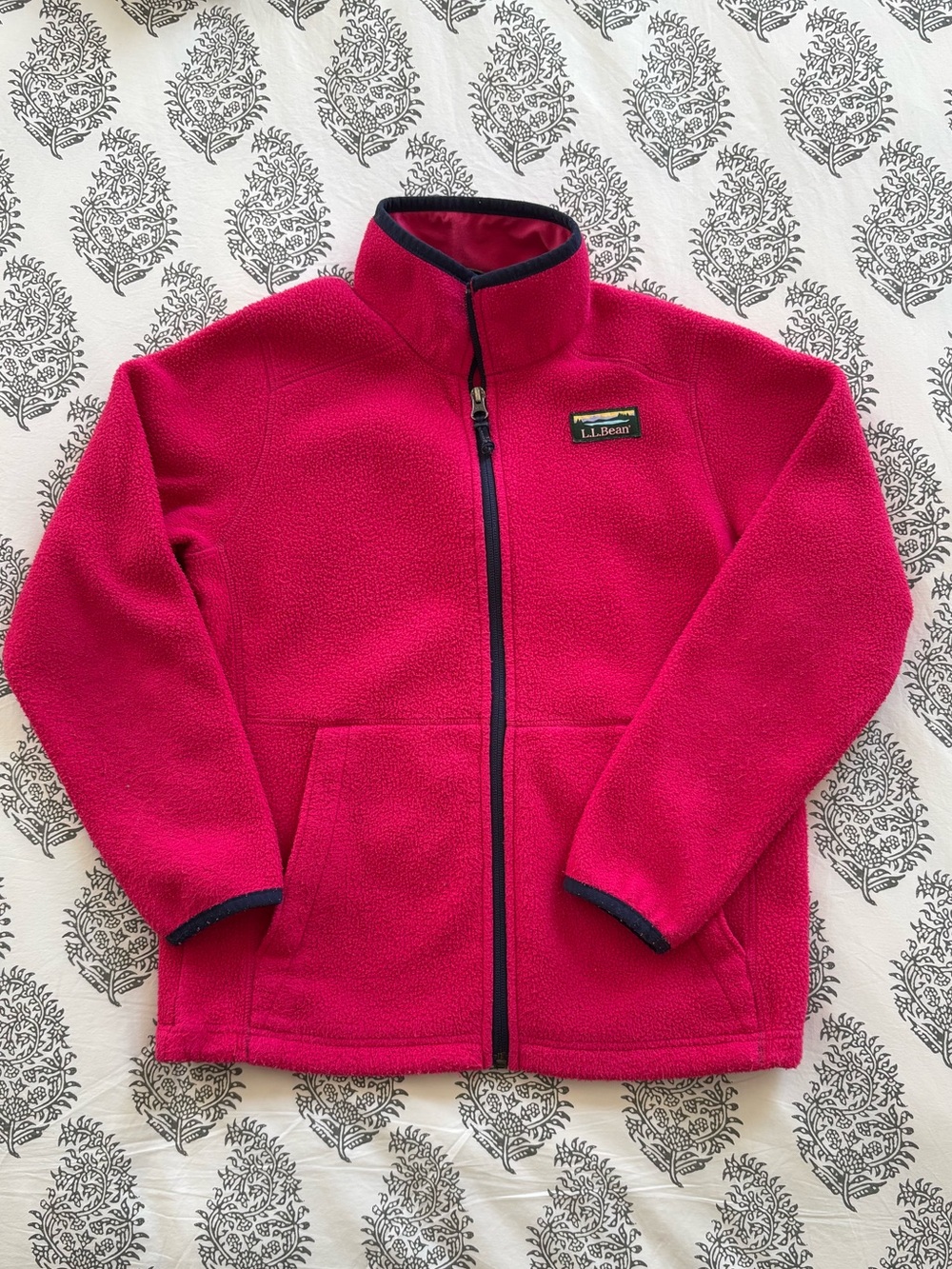 L.L. Bean Girls Zip Fleece